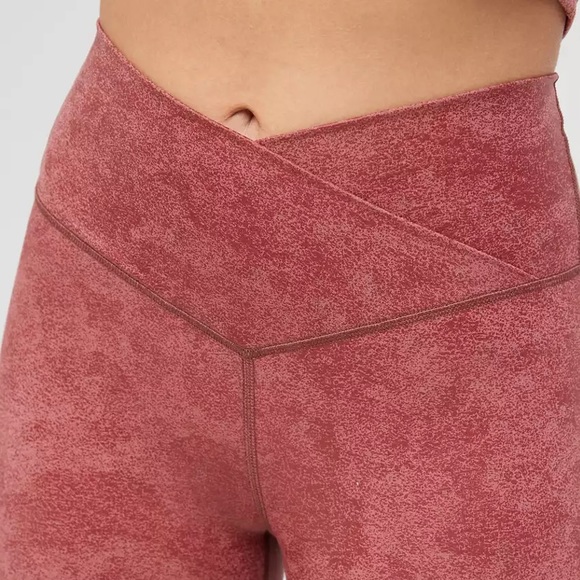 Aerie Crossover High Waisted Crackle Legging NWT - Picture 2 of 5